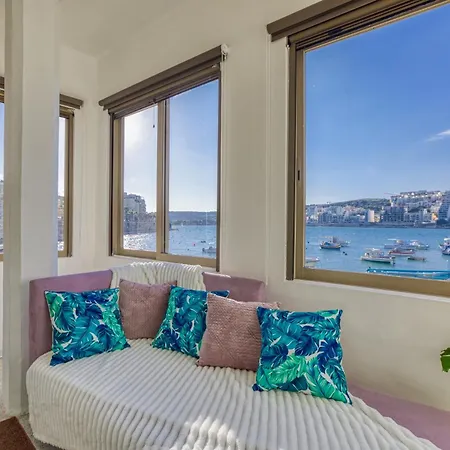 Unique Xemxija Bay 2bedroom, 5m To Sea
