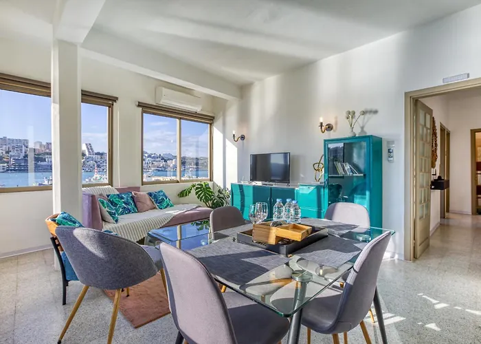 Apartament Unique Xemxija Bay 2bedroom, 5m To Sea St Paul's Bay