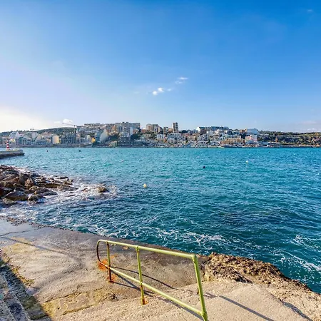 Unique Xemxija Bay 2bedroom, 5m To Sea *