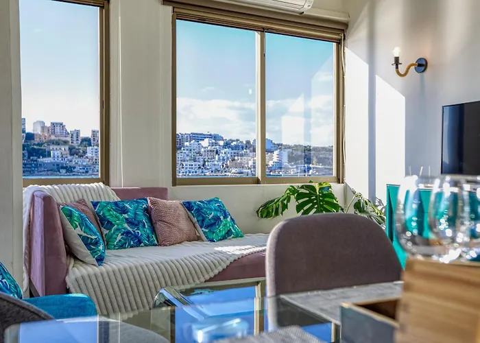 Διαμέρισμα Unique Xemxija Bay 2bedroom, 5m To Sea Σεντ Πόλς Μπέι