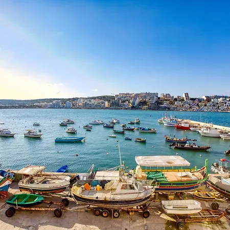 Lägenhet Unique Xemxija Bay 2bedroom, 5m To Sea