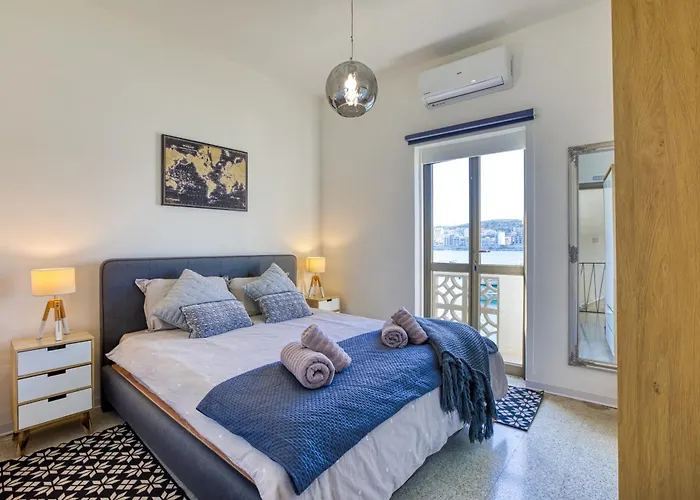 Unique Xemxija Bay 2bedroom, 5m To Sea * St. Paul's Bay